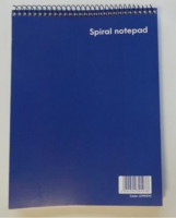 ValueX A5 Wirebound Card Cover Reporters Shorthand Notebook Ruled 200 Pages Blue