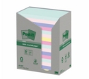 Post it Recycled Notes 76x127mm Assorted Colours 100 Sheets Per Pad Pack of 16 7100259665