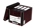 Fellowes Bankers Box Premium Storage Box Presto Board Woodgrain (Pack 10) 7260501