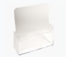 Exacompta Counter Literature Holders A4 1 Pocket Clear Acrylic 74058D