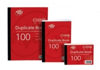 ValueX 216x130mm Duplicate Book Carbonless Ruled 1-100 Taped Cloth Binding 100 Sets (Pack 5)