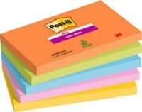 Post it Super Sticky Notes Boost Colours 76x127mm 90 Sheets (Pack of 5) 7100258793