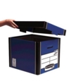 Fellowes Bankers Box Premium Storage Box Presto Board Woodgrain (Pack 10) 7260501