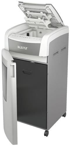 Leitz IQ AutoFeed Office Pro 600 Cross Cut Shredder 110 Litre 600 Sheet Automatic/15 Sheet Manual White 80171000