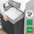 Leitz IQ Autofeed Office Pro 600 Cross-Cut P-4 Shredder White 80171000