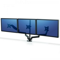 Fellowes Platinum Series Triple Monitor Arm Black 8042601