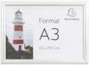 Exacompta Wall Sign Holder Landscape A3 Clear Acrylic With Aluminium Snap Frame 8394358D
