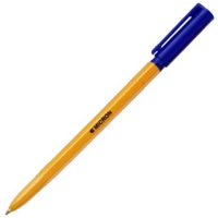 ValueX Micron Ballpoint Pen 0.7mm Tip and 0.3mm Line Blue (Pack 50)