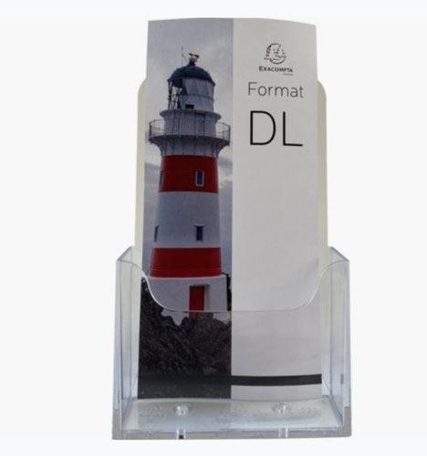 Exacompta Counter Literature Holder 1/3 A4 (DL) Clear Acrylic 73058D
