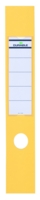 Durable Ordofix Lever Arch File Spine Label PVC 60x390mm Yellow (Pack 10)