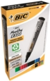 Bic Marking 2300 Permanent Marker Chisel Tip 3.7-5.5mm Line Assorted Colours (Pack 4)