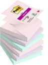 Post it Super Sticky Z Notes Soulful Colours 76x76mm 90 Sheets (Pack of 6) 7100259322