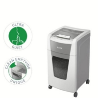 Leitz IQ AutoFeed Office 300 Cross Cut Shredder 60 Litre 300 Sheet Automatic/10 Sheet Manual White 80151000