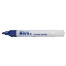 ValueX Whiteboard Marker Bullet Tip 2mm Line Blue (Pack 10)