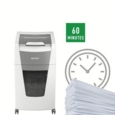 Leitz IQ Autofeed Office 300 Micro-Cut P-5 Shredder White 80161000