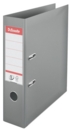Esselte No.1 Lever Arch File Polypropylene A4 75mm Spine Width Grey (Pack 10) 811380