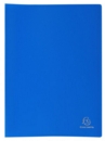 Exacompta A4 Display Book Soft Eco Polypropylene 20 Pocket Blue