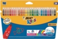 Bic Kids Couleur Felt Tip Colouring Pen Assorted Colours (Pack 24)