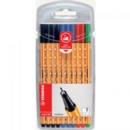 STABILO point 88 Fineliner Pen 0.4mm Line Assorted Office Colours (Wallet 10)