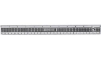 ValueX Plastic Shatter Resistant Ruler 30cm Clear (Pack 24)