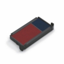 Trodat 6/4912/2 Replacement Stamp Pad Fits Printy 4912/4912 Typo/Office Printy Red/Blue (Pack 2)