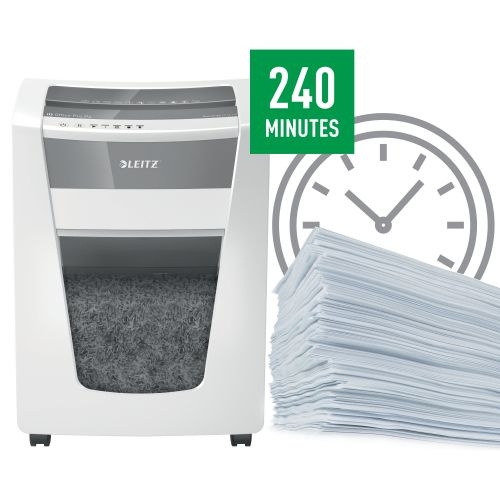 Leitz IQ Office Pro Cross Cut Shredder 30 Litre 22 Sheet White DS 80061000