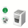 Leitz IQ AutoFeed Small Office 100 Micro Cut Shredder 34 Litre 100 Sheet Automatic/6 Sheet White 80121000