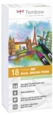 Tombow ABT Dual Brush Pen 2 Tips Pastel Assorted Colours (Pack 18)