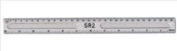 ValueX Plastic Ruler 30cm Clear