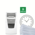Leitz IQ AutoFeed Office 150 Cross Cut Shredder 44 Litre 150 Sheet Automatic/8 Sheet Manual White 80131000