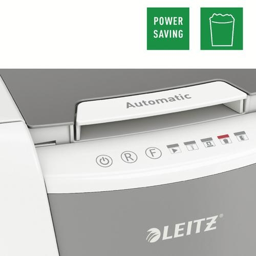Leitz IQ AutoFeed Office 150 Cross Cut Shredder 44 Litre 150 Sheet Automatic/8 Sheet Manual White 80131000