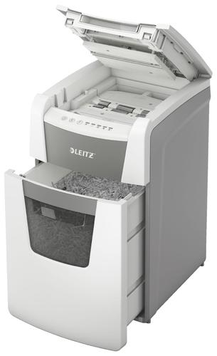 Leitz IQ AutoFeed Office 150 Cross Cut Shredder 44 Litre 150 Sheet Automatic/8 Sheet Manual White 80131000