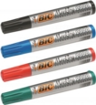 Bic Marking 2300 Permanent Marker Chisel Tip 3.7-5.5mm Line Assorted Colours (Pack 4)
