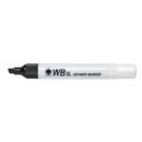 ValueX Whiteboard Marker Chisel Tip 2-5mm Line Black (Pack 10)