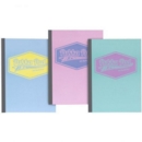 Pukka A4 Refill Pad Ruled 160 Pages Pastel Blue/Pink/Mint (Pack 3)