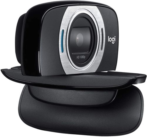 Logitech C615 8MP 1920 x 1080 Pixels HD Resolution USB 2.0 Webcam Black and Silver Record in Full HD 1080p Call in HD 720p