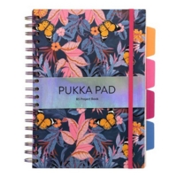 Pukka Bloom B5 Hardback Project Book Assorted Designs (Pack 3) 9494-BLM(ASST)