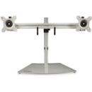 Up to 24in Dual Monitor Stand Silver