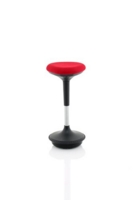 Sitall Deluxe Vistor Stool Fabric Seat Red BR000215