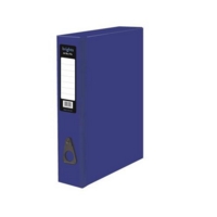 Pukka Brights Box File Laminated Paper on Board Foolscap 75mm Spine Width Catch Closure Blue (Pack 10)