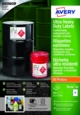 Avery Heavy Duty Ultra Resistant Label 52x74mm 16 Per A4 Sheet White (Pack 800 Labels)