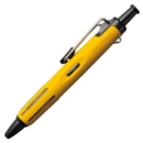 Tombow Airpress Ballpoint Pen 0.7mm Tip Yellow Barrel Black Ink