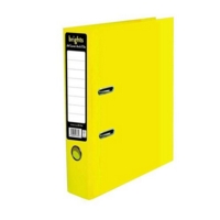 Pukka Brights Lever Arch File Laminated Paper on Board A4 70mm Spine Width Yellow (Pack 10)