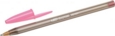 Bic Cristal Fun Ballpoint Pen 1.6mm Tip 0.42mm Line Pink (Pack 20)