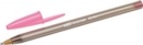 Bic Cristal Fun Ballpoint Pen 1.6mm Tip 0.42mm Line Pink (Pack 20)