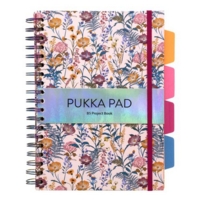 Pukka Bloom B5 Hardback Project Book Assorted Designs (Pack 3) 9494-BLM(ASST)