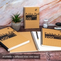 Pukka Kraft A5 200 Page Jotta Book (Pack 3) 9567-KRA