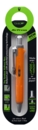 Tombow AirPress Retractable Ballpoint Pen 0.7mm Tip Orange Barrel Black Ink