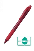 Pentel Energel X Gel Retractable Gel Rollerball Pen 1.0mm Tip 0.5mm Line Red (Pack 12)