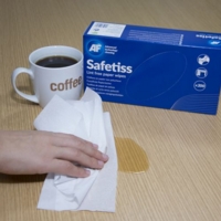 AF Safetiss Lint Free Paper Wipes (Pack 200) ASTI200